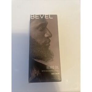 Bevel Beard Oil With Macadamia Seed Oil Men's NEW